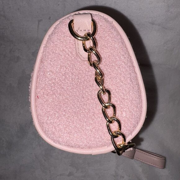 Juicy Couture Pink Clay Precious Moments Roll Bag Bow Mini Crossbody NWT - Picture 4 of 11